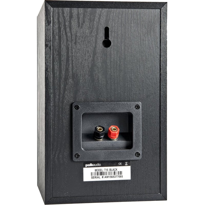 Polk T15 2-way Bookshelf 2.0 Speaker - 100 W RMS - Black - Thumbnail 3