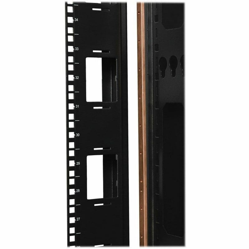 Tripp Lite by Eaton 42U Rack Enclosure Server Cabinet Copper Bus Grounding Bar - Thumbnail 1