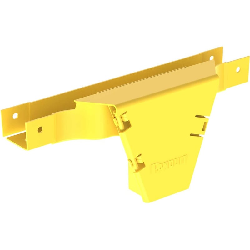 Panduit FiberRunner® Vertical Tee, 90°, 2x2, Yellow - Thumbnail 4