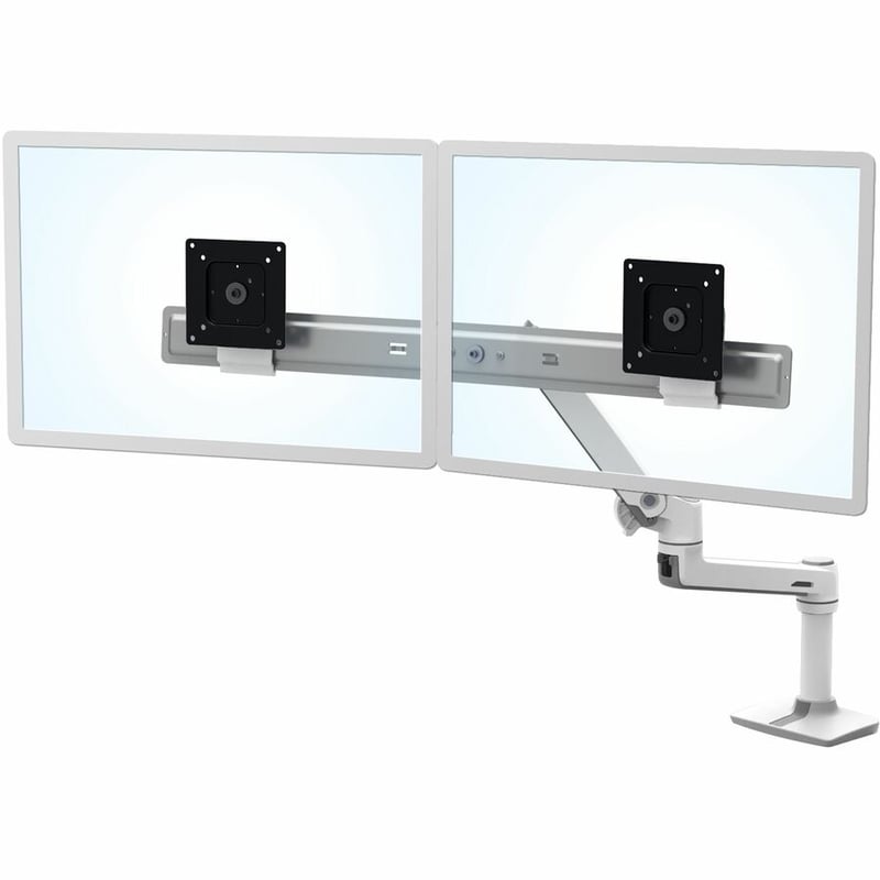 Ergotron Mounting Arm for LCD Monitor - White - Thumbnail 3