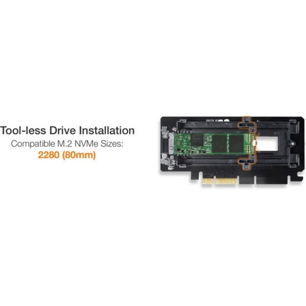 Icy Dock EZConvert Ex Pro MB987M2P-2B M.2 to PCI Express Adapter - Thumbnail 4