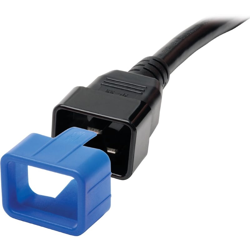 Tripp Lite by Eaton Plug-Lock Inserts (C20 power cord to C19 outlet) Blue 100 pack - Thumbnail 3