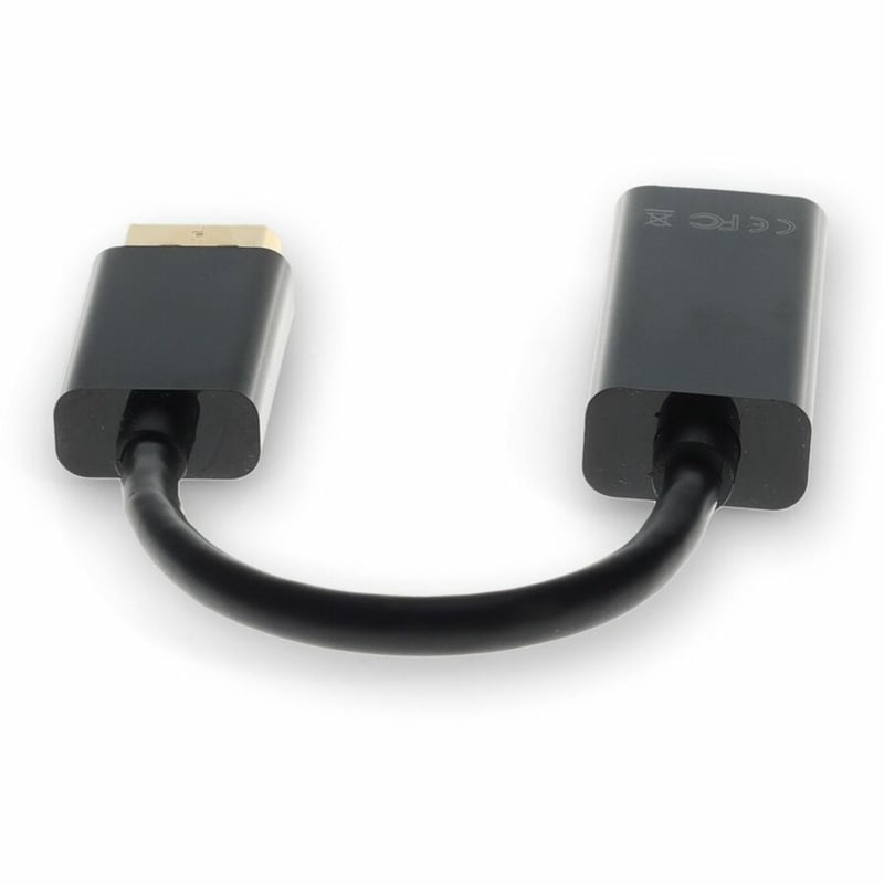 HP BP937AA Compatible DisplayPort 1.2 Male to HDMI 1.3 Female Black Adapter Which Requires DP++ For Resolution Up to 2560x1600 (WQXGA) - Thumbnail 4