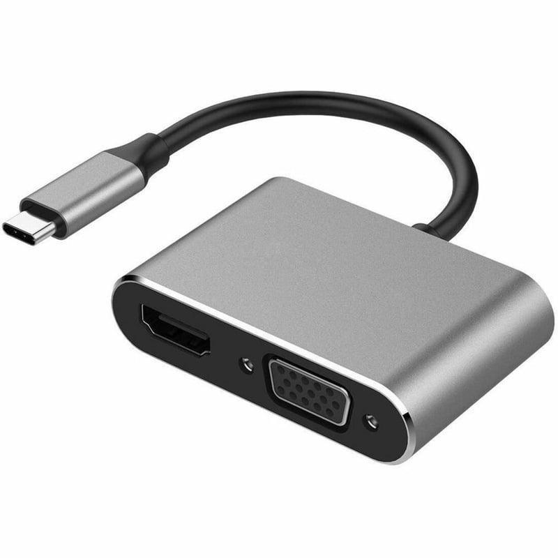 4XEM's 4-in-1 HDMI, VGA, Power Delivery USB-C Dock - Thumbnail 1