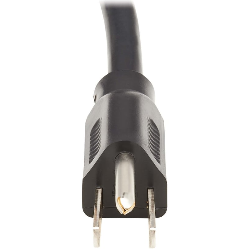 Eaton Tripp Lite Series Extension Cord Y Splitter, NEMA 5-15P to 2x NEMA 5-15R - Heavy Duty, 15A, 120V, 14 AWG, 1 ft. (0.3 m), Black - Thumbnail 3
