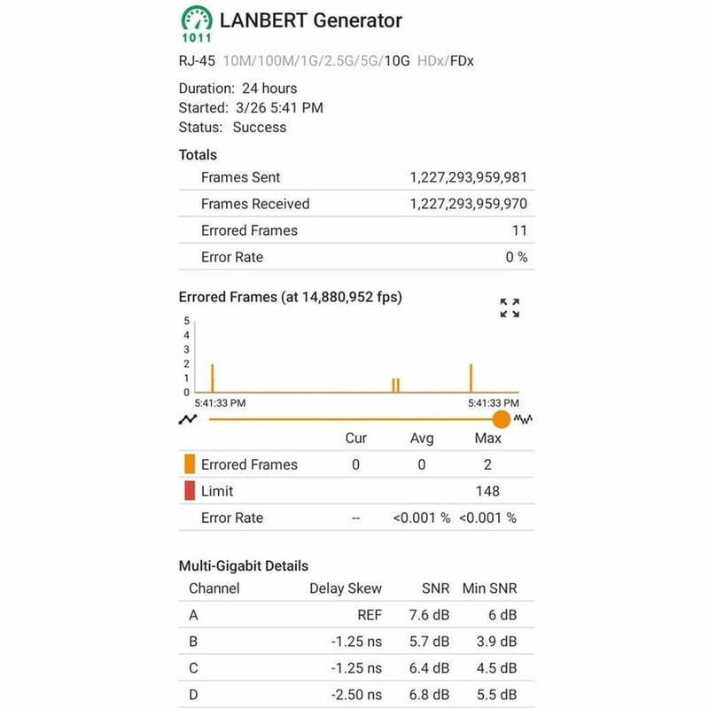 NetAlly LinkRunner LR10G-100 Network Testing Device - Thumbnail 4