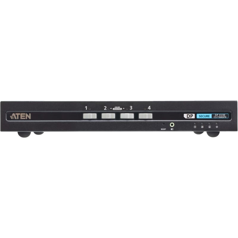 ATEN 4-Port USB DisplayPort Secure KVM Switch (PSD PP v4.0 Compliant) - Thumbnail 1