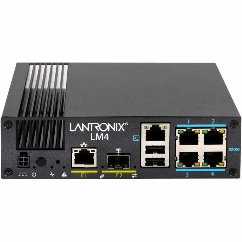 LANTRONIX LM4 CONSOLE SERVER 2-PORT 2 SERIAL PORTS 2 ETHERNET - Thumbnail 2