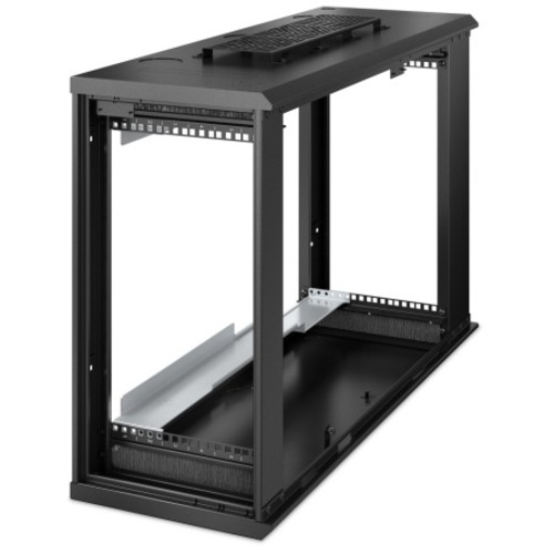 APC by Schneider Electric NetShelter WX 6U Low-Profile Wall Mount Enclosure 230V Fans - Thumbnail 1