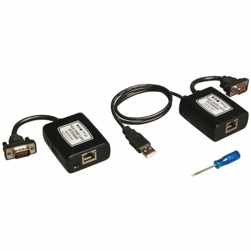 Tripp Lite by Eaton VGA over Cat5/6 Extender Kit Transmitter/Receiver for Video USB Powered Up to 500 ft. (152 m) TAA - Thumbnail 2