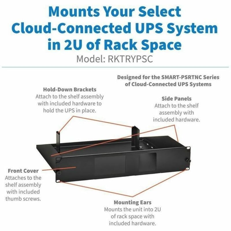 2U RACK-MOUNTING KIT FOR SELECT CLOUD-CONNECTED UPS SYSTEMS - Thumbnail 4