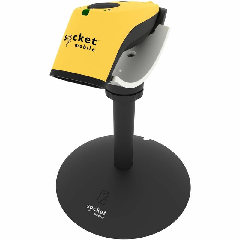 Socket Mobile SocketScan S720, Linear Barcode Plus QR Code Reader, Yellow & White Dock - Thumbnail 2
