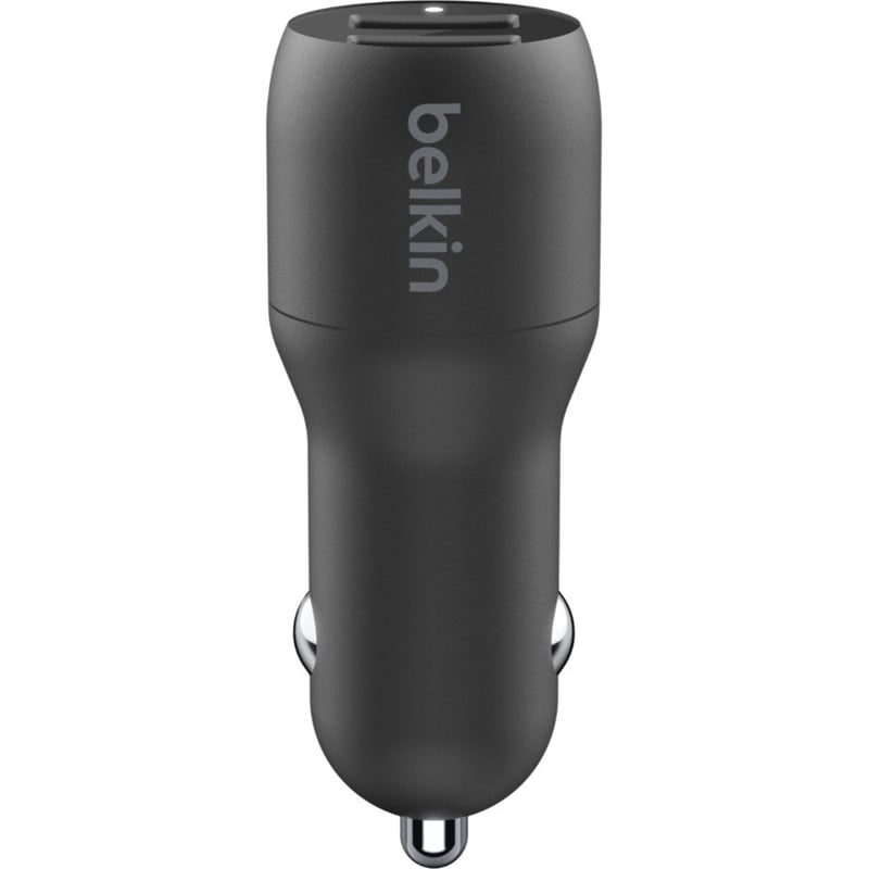Belkin BoostCharge Dual USB-A Car Charger 24W (USB-A to Lightning Cable included) - Thumbnail 3