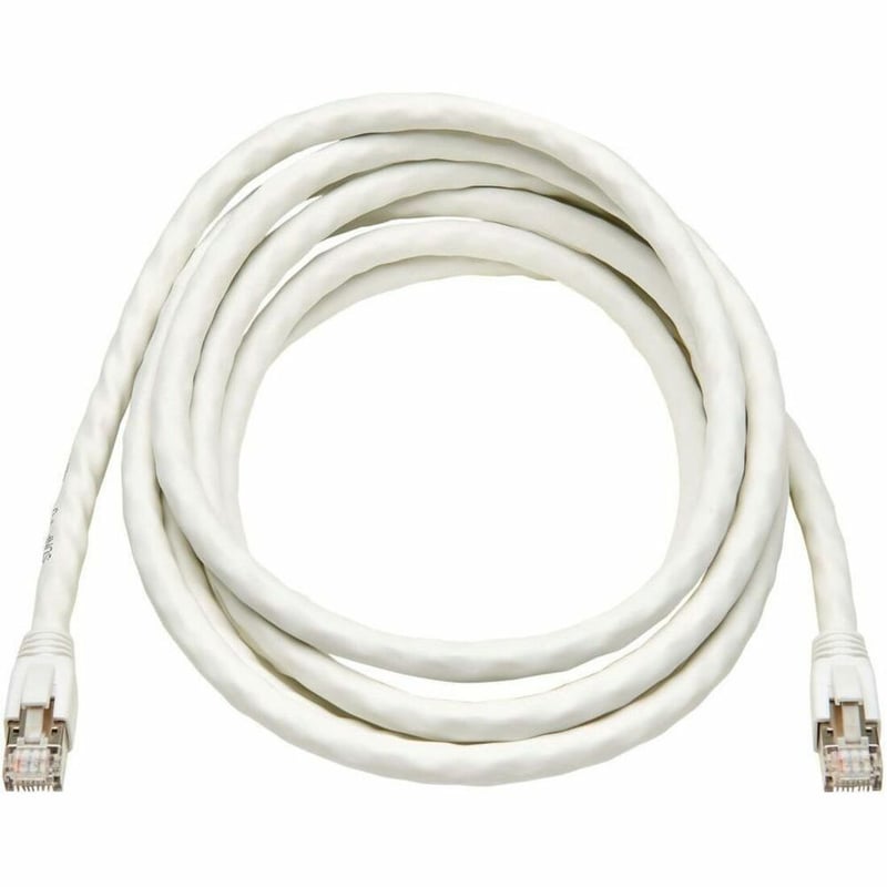 Eaton Tripp Lite Series Cat8 40G Snagless SSTP Ethernet Cable (RJ45 M/M), PoE, White, 12 ft. (3.7 m) - Thumbnail 1