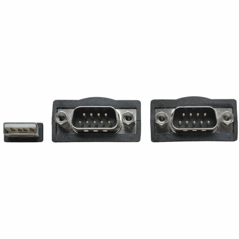 Eaton Tripp Lite Series 2-Port USB to DB9 Serial FTDI Adapter Cable with COM Retention (M/M), 6 ft. (1.83 m) - Thumbnail 3