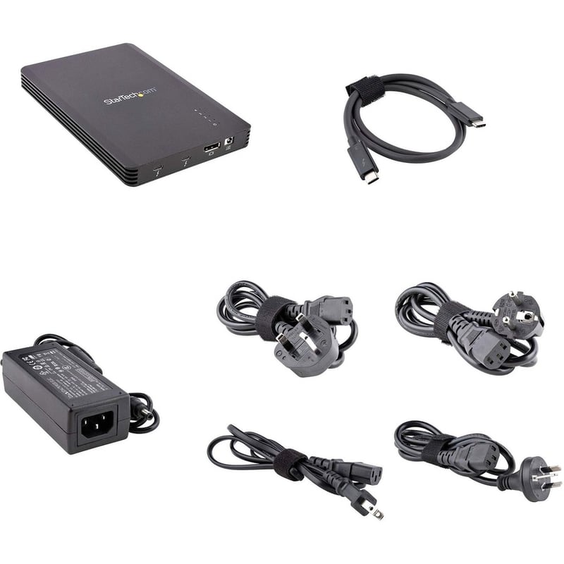 StarTech.com 4 Bay Thunderbolt 3 NVMe Enclosure, For M.2 NVMe SSD Drives, 1x DisplayPort Video and 2x TB3 Downstream Ports, 40Gbps - Thumbnail 4