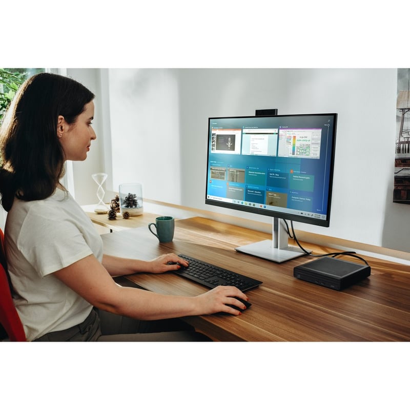 HP EliteDesk 800 G6 Desktop Computer - Intel Core i7 10th Gen i7-10700T Hexa-core (6 Core) 2 GHz - 16 GB RAM DDR4 SDRAM - 256 GB M.2 PCI Express NVMe SSD - Desktop Mini