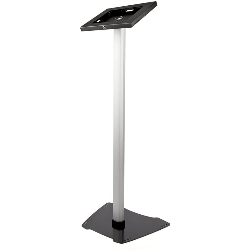 StarTech.com Secure Tablet Floor Stand - Security lock protects your tablet from theft and tampering - Supports iPad and other 9.7" tablets - Fixed Height of approx. 42" (1060 mm) - Built-in cable management - Covered Home - Thumbnail 1