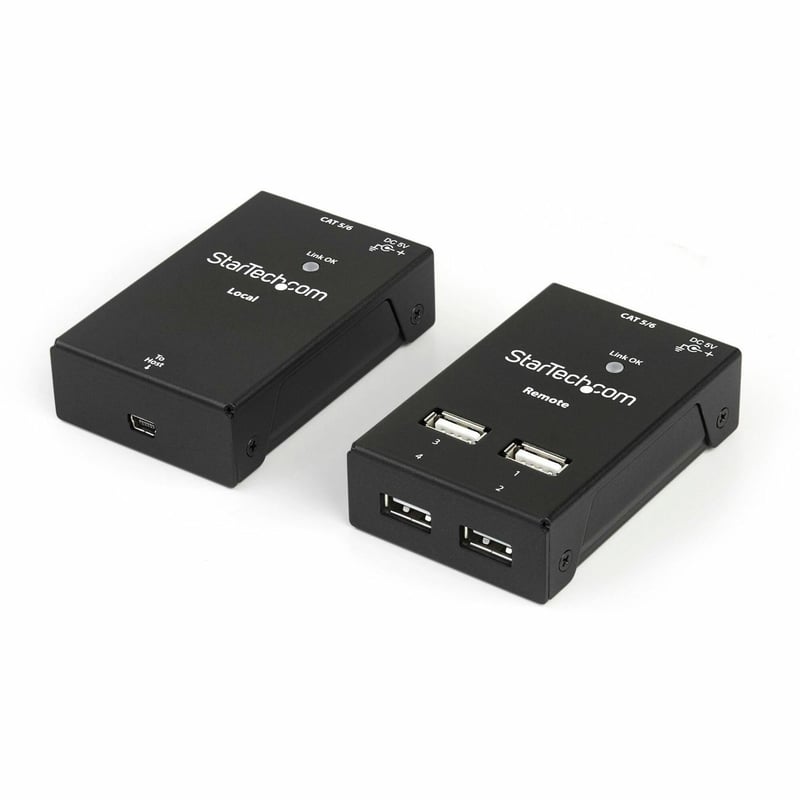 StarTech.com 4 Port USB 2.0-Over-Cat5-or-Cat6 Extender - up to 130ft (40m) - Thumbnail 1