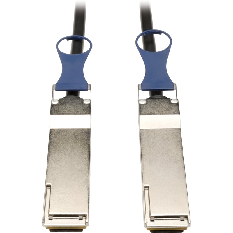 Eaton Tripp Lite Series QSFP+ to QSFP+ 40Gb Passive DAC Copper Infiniband Cable, QSFP-H40G-CU5M Compatible, 5M (16.4 ft.) - Thumbnail 1