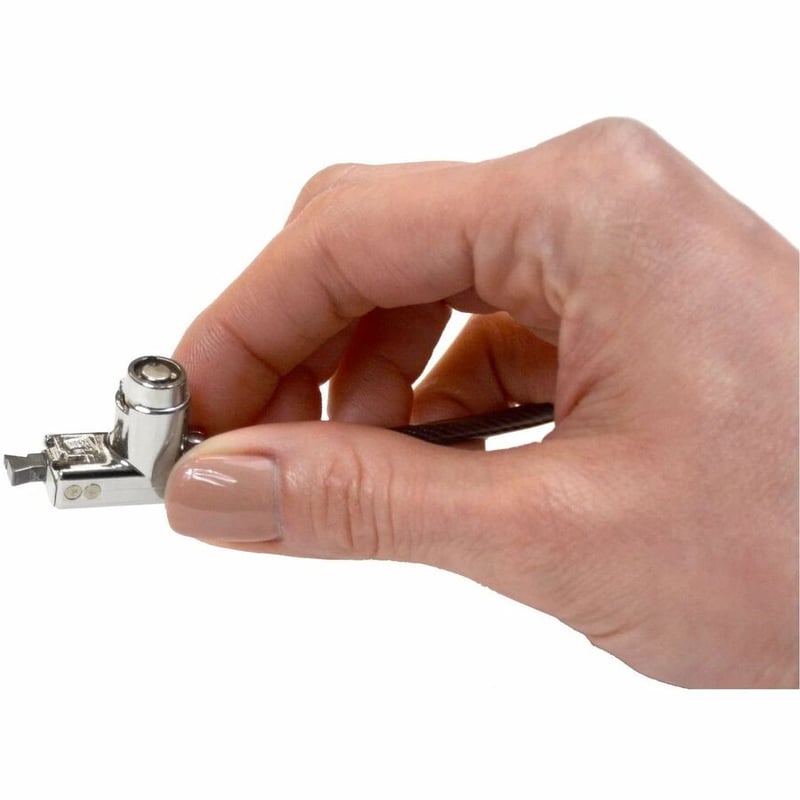 Noble TZ03T Ultra Compact Wedge Lock with Barrel Key - Thumbnail 2
