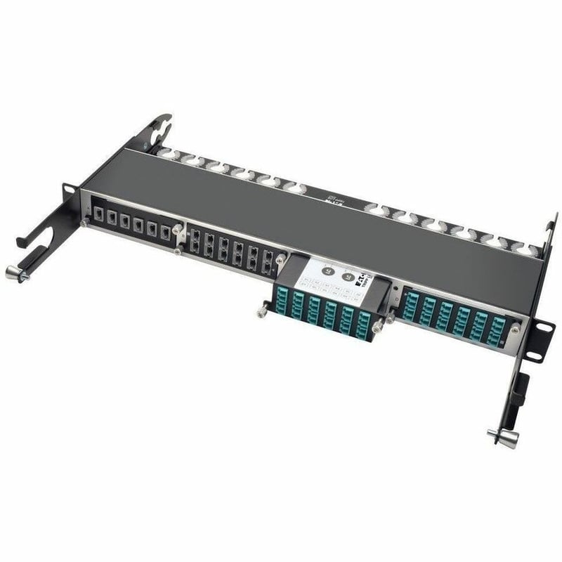 Eaton Tripp Lite Series 40Gb to 10Gb Breakout Cassette, (x2) 12-Fiber OM4 MTP/MPO ( Male with Pins ) to ( x12 ) LC Duplex - Thumbnail 2