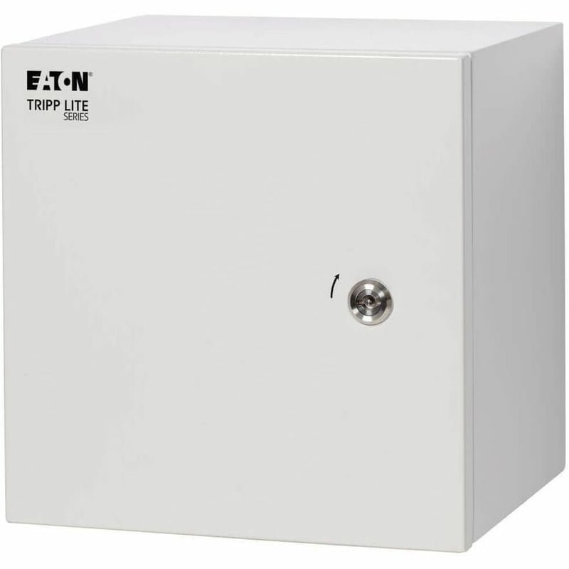 Tripp Lite by Eaton SmartRack Outdoor Industrial Enclosure with Lock - NEMA 4, Surface Mount, Metal Construction, 12 x 12 x 6 in., Gray - Thumbnail 2