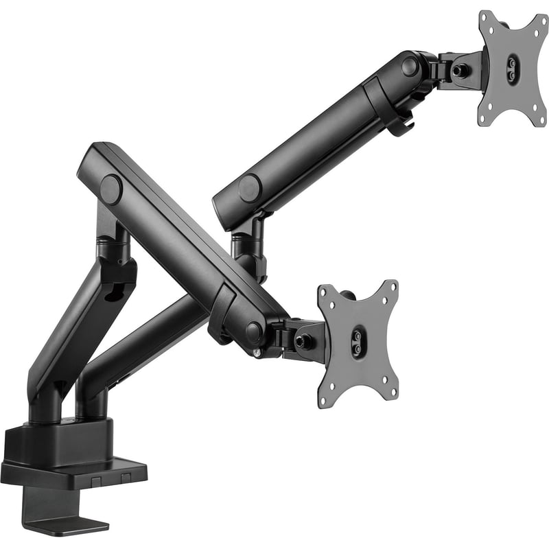 SIIG Aluminum Mechanical Spring Dual Monitor Mount - 17" to 32 - Thumbnail 1