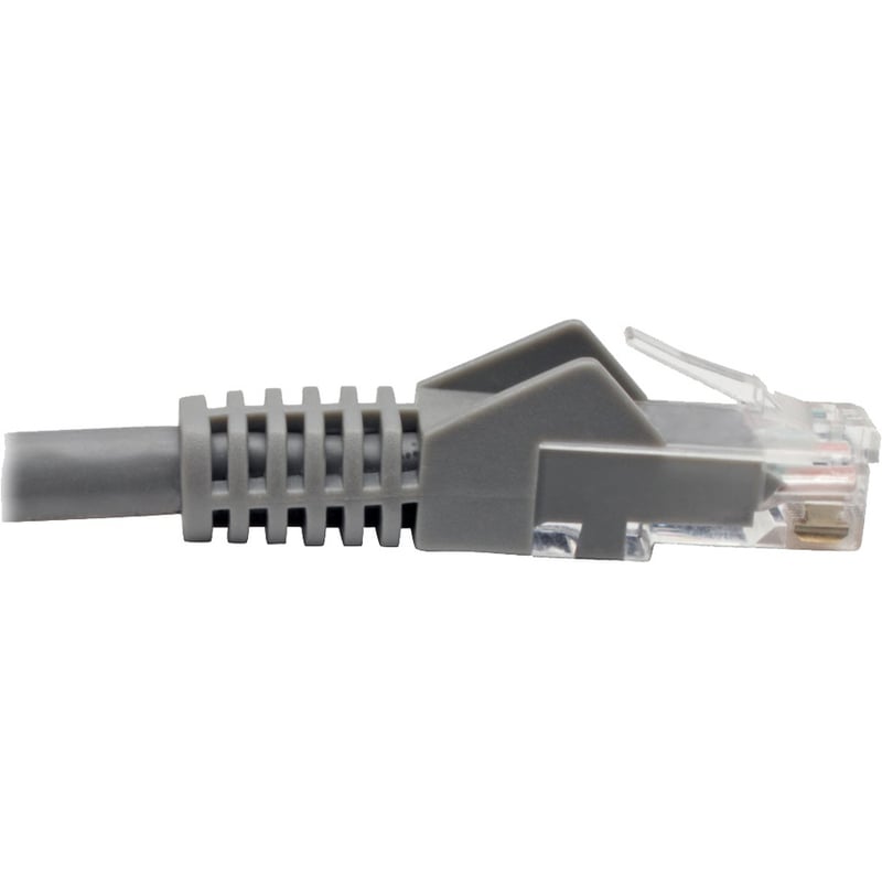 Eaton Tripp Lite Series Cat6 Gigabit Snagless Molded (UTP) Ethernet Cable (RJ45 M/M), PoE, Gray, 6-in. (15.24 cm) - Thumbnail 4