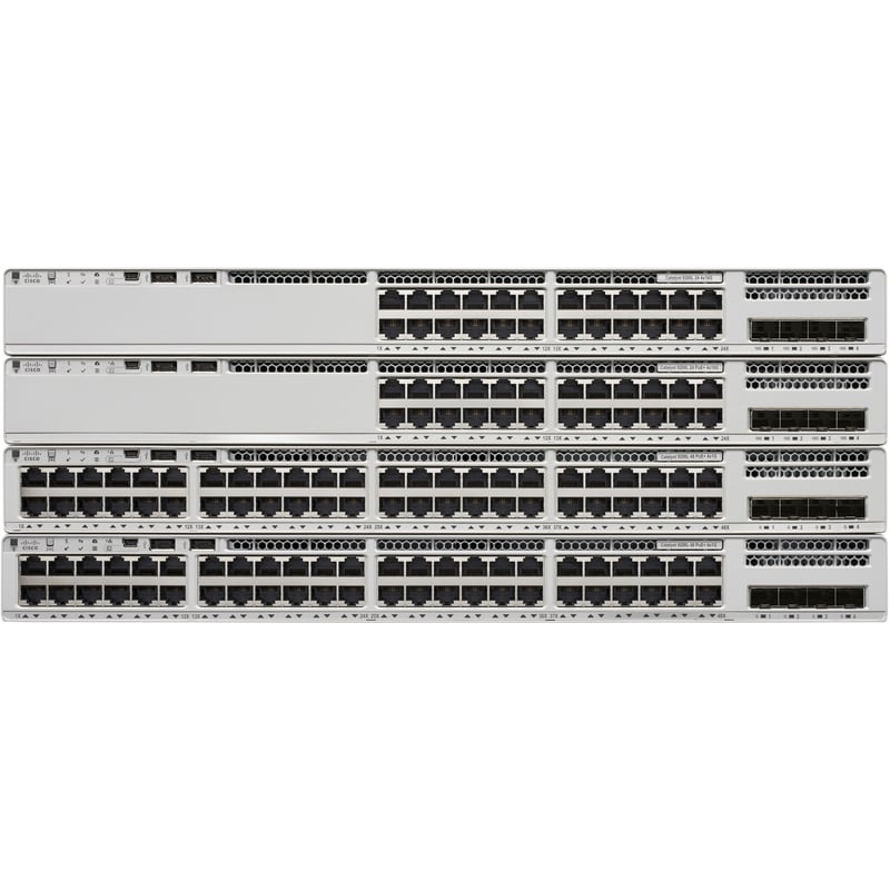 Cisco Catalyst 9200L48-port Partial PoE+ 4x1G Uplink Switch, Network Essentials