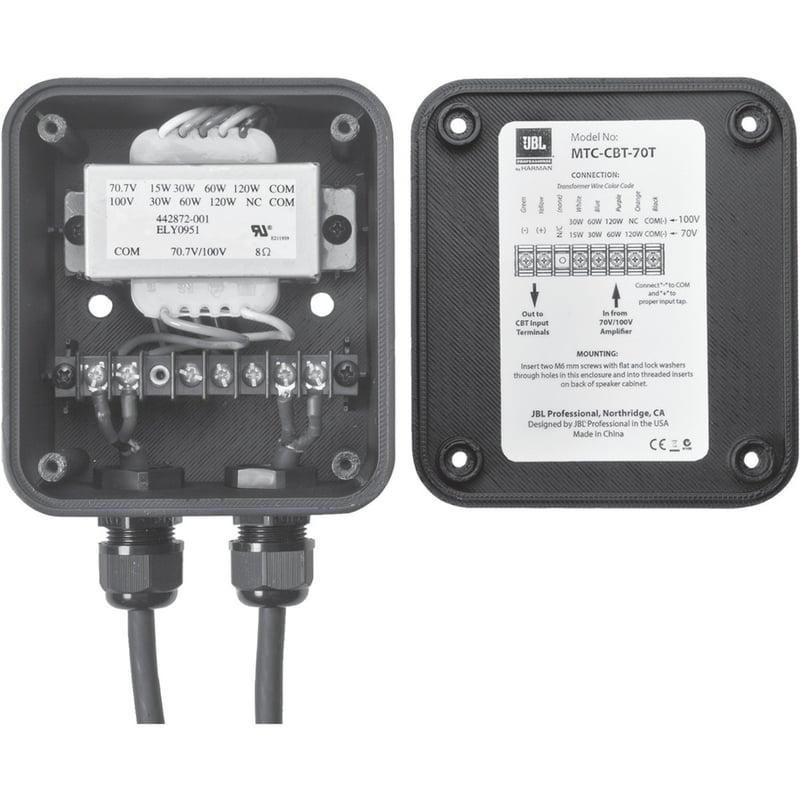 JBL Professional MTC-CBT-70T Transformer