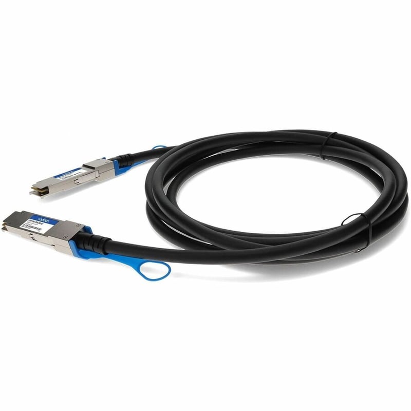 AddOn MSA and TAA Compliant 56GBase-CU QSFP+ Direct Attach Cable (Passive Twinax, 3m) - Thumbnail 2