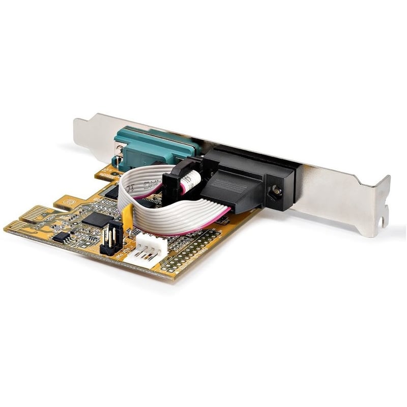 StarTech.com 2-Port PCI Express Serial Card, Dual Port PCIe to RS232 (DB9) Serial Card, 16C1050 UART, COM Retention, Windows & Linux - Thumbnail 2