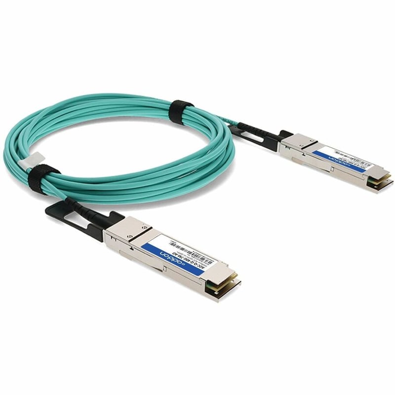 AddOn Arista Networks AOC-Q-Q-40G-7M Compatible TAA Compliant 40GBase-AOC QSFP+ to QSFP+ Direct Attach Cable (850nm, MMF, 7m) - Thumbnail 3