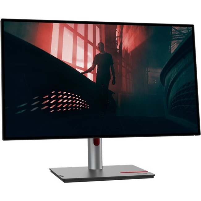 Lenovo ThinkVision P27q-30 27" Class Webcam WQHD LCD Monitor - 16:9 - Raven Black - Thumbnail 1