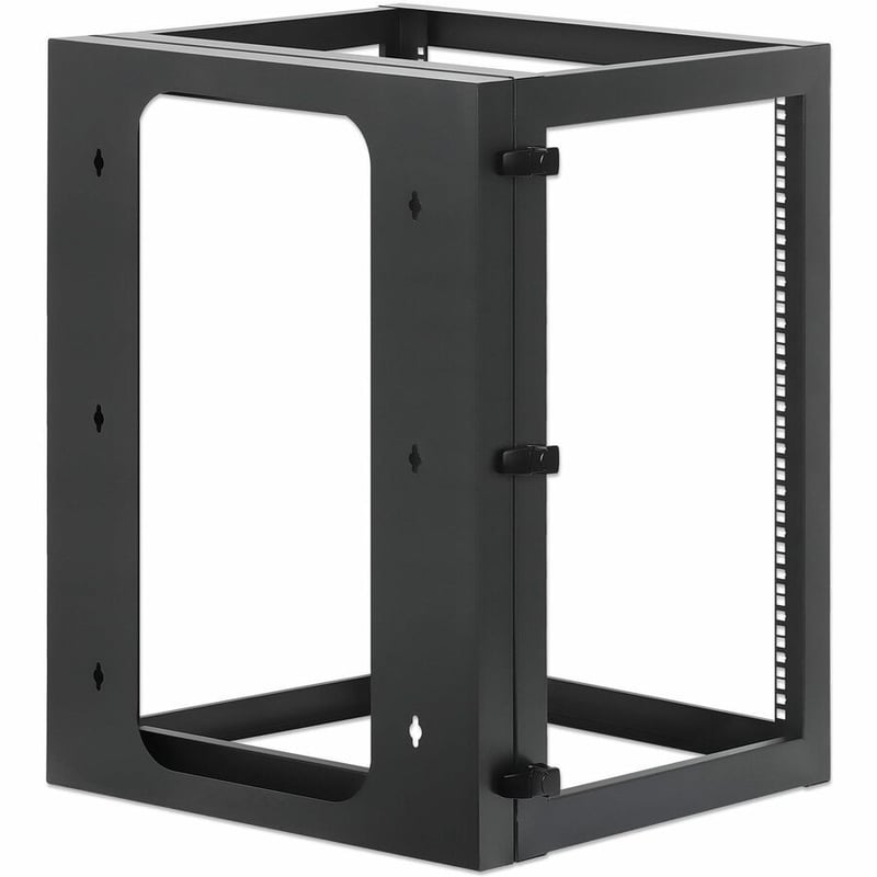 19 IN. WALL MOUNT 4-POST OPEN FRAME NETWORK RACK, 15U - Thumbnail 4