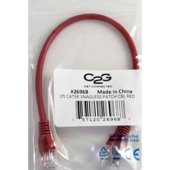 PATCH CABLE - UNSHIELDED TWISTED PAIR (UTP) - MALE LEFT GENDER - MALE RIGHT GEND - Thumbnail 5