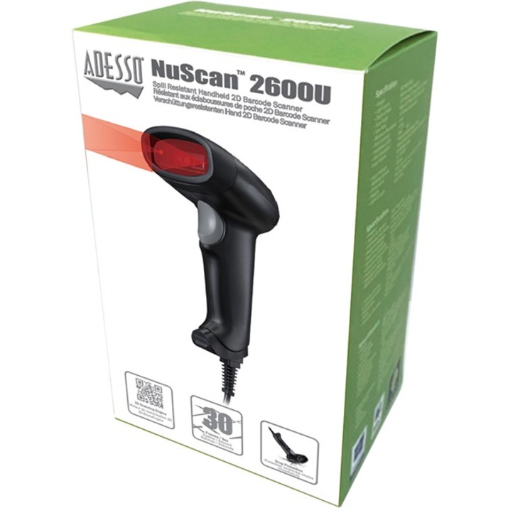 Adesso NuScan 2600U - Handheld 2D Barcode Scanner - Thumbnail 4