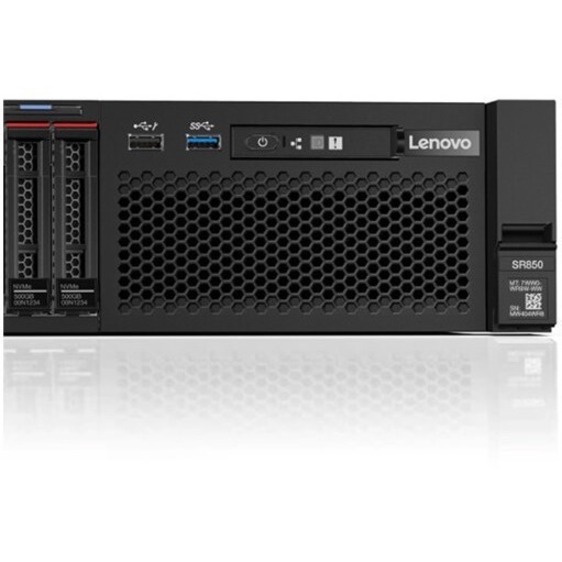 Lenovo ThinkSystem SR850 7X19A052NA 2U Rack Server - 4 Xeon Gold 6248 2.50 GHz - 128 GB RAM - Serial ATA/600 Controller - Thumbnail 5
