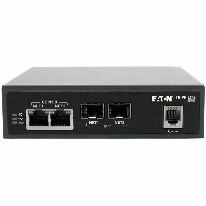 Tripp Lite by Eaton 8-Port Console Server with Built-In Modem Dual GbE NIC 4Gb Flash and Dual SFP - Thumbnail 4