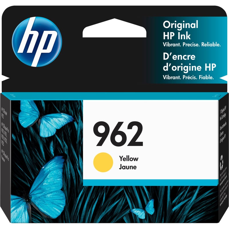HP 962 Original Inkjet Ink Cartridge - Yellow - 1 Each - Thumbnail 1
