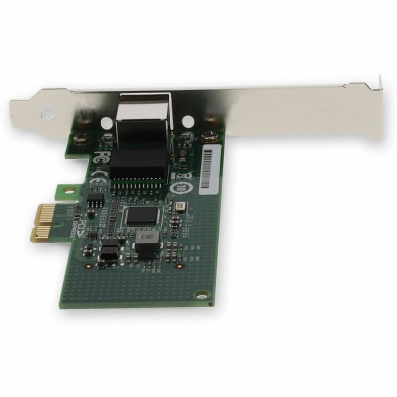 AddOn 10/100/1000Mbs Single RJ-45 Port 100m PCIe 2.0 x1 Network Interface Card - Thumbnail 4