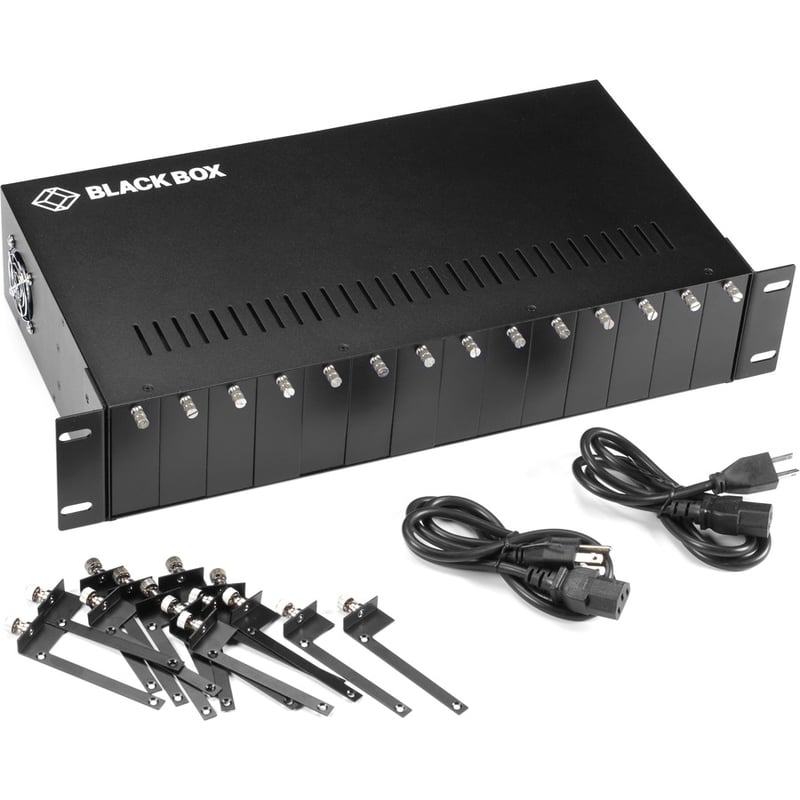 Black Box Pure Networking Media Converter Chassis - Thumbnail 4