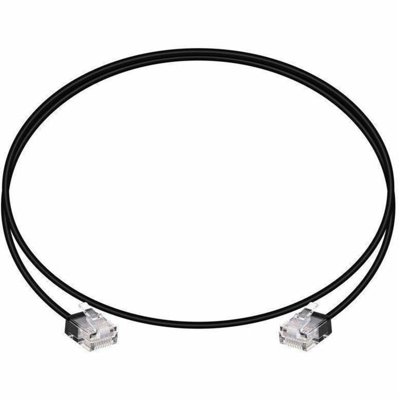 MONOPRICE CAT6 3FT BLACK PATCH CABLE_ UTP_ 32AWG_ 550MHZ_ PURE BARE COPPER_ SNAG - Thumbnail 4