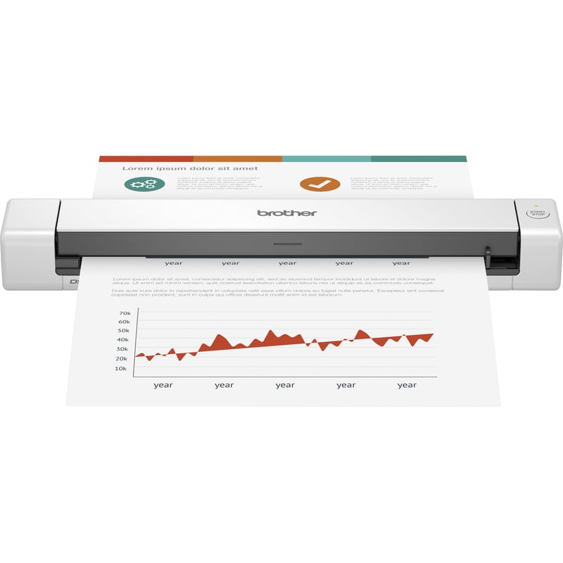 Brother DSMobile DS-640 Sheetfed Scanner - 600 dpi Optical - Thumbnail 1
