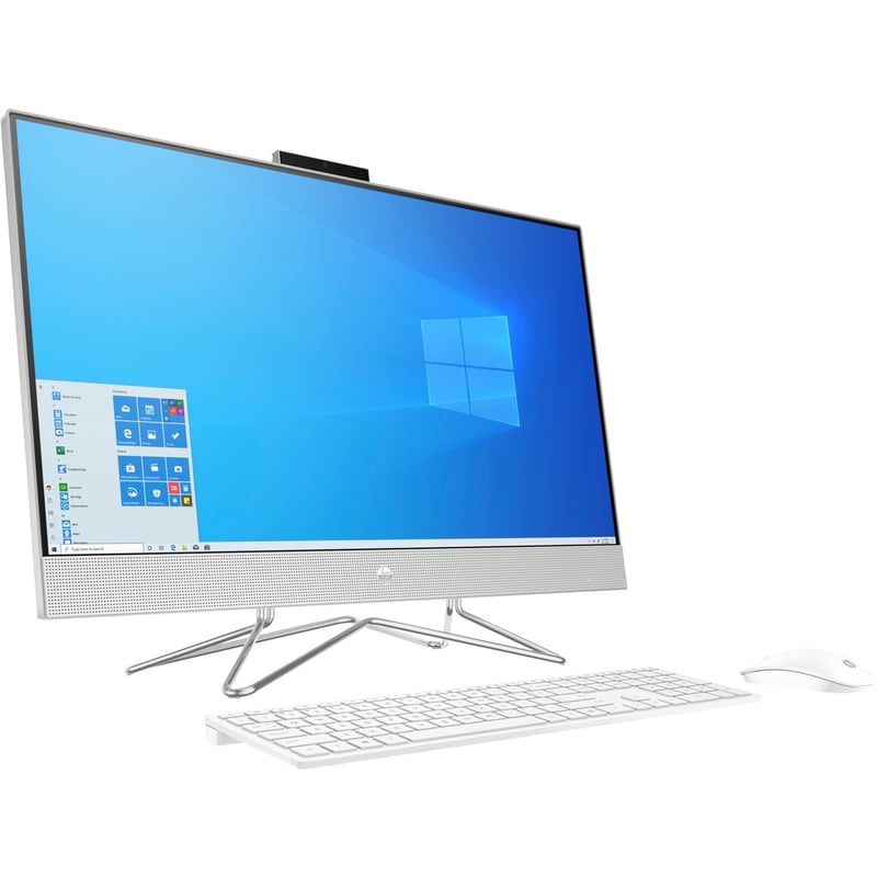 HP 27-dp0000 27-dp0167c All-in-One Computer - Intel Core i7 10th Gen i7-1065G7 - 16 GB - 1 TB HDD - 27" Full HD Touchscreen - Desktop - Natural Silver - Thumbnail 1