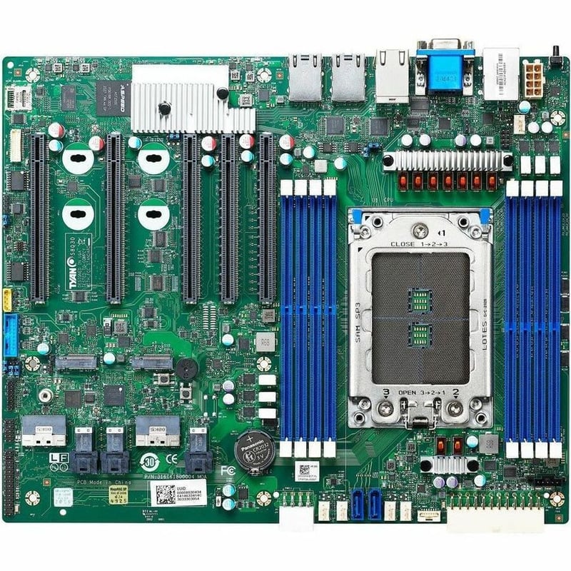 Mitac S8030 Server Motherboard - AMD Chipset - Socket SP3 - ATX - Thumbnail 1