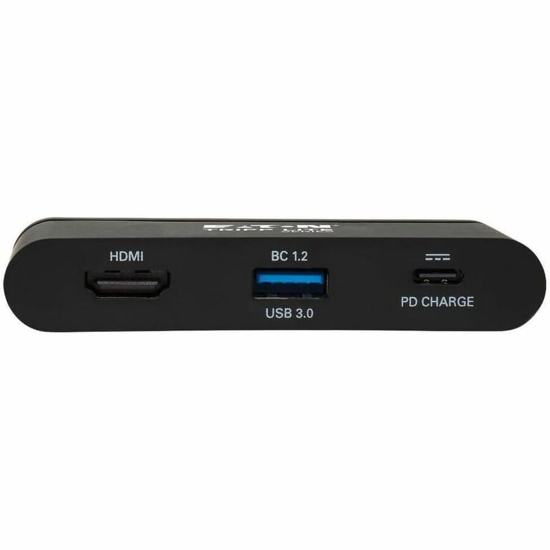 Tripp Lite by Eaton USB C Multiport Adapter Converter 4K w/ /HDMI, Gigabit Ethernet, USB-A Hub, PD Charging, Storage Cable Thunderbolt 3 Compatible - Thumbnail 3