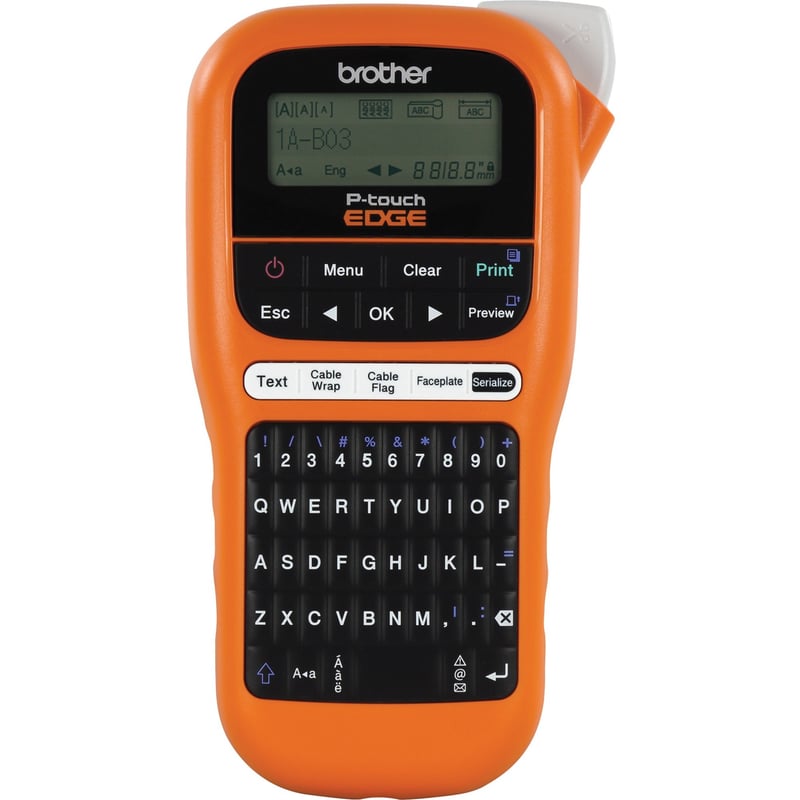 Brother PT-E110 Industrial Handheld Labeling Tool Kit - Thumbnail 1