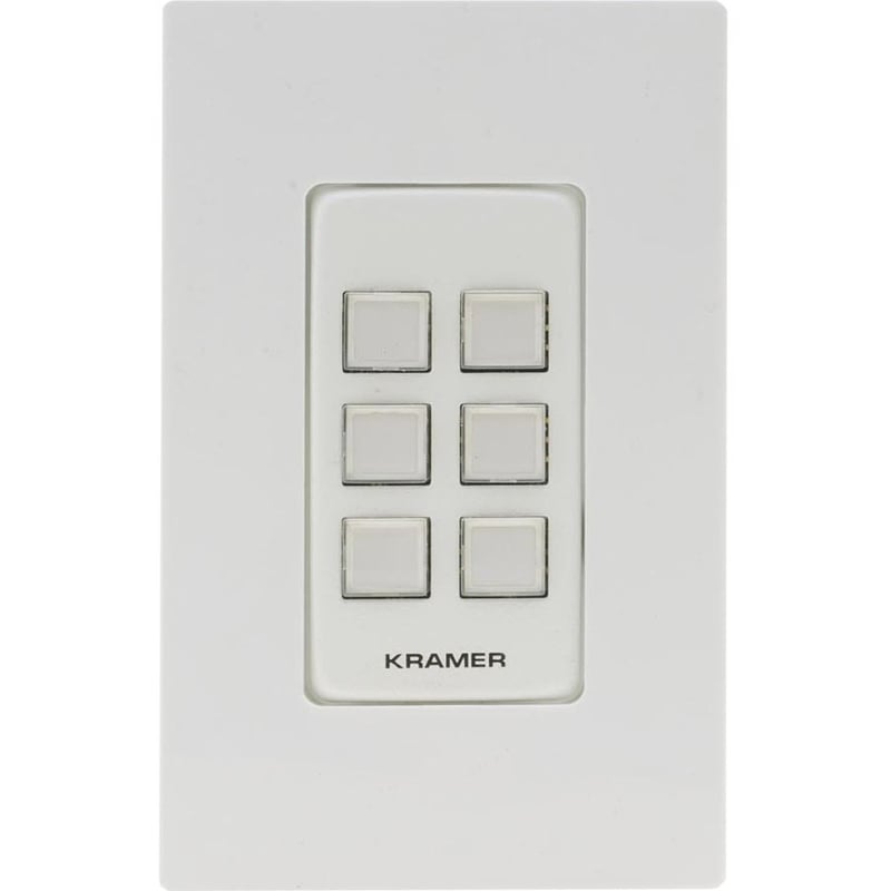 Kramer 6-button PoE and I/O Control Keypad - Thumbnail 1